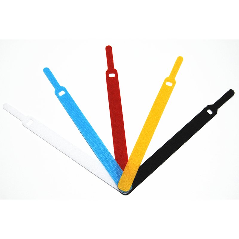 Custom Size Nylon Self-Adhesive Cable Ties Velcro Fastening Reusable Hook Loop Straps Heavy Duty Adjustable Strong Cable Wire
