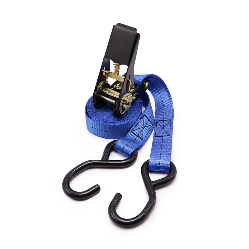 25mm Cargo Belt Lashing Heavy-Duty Truck Lockable Ratchet Tie-Down Straps 4 Pack