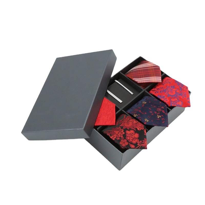 YiLi Customized OEM Men Handmade Elegant Woven Gift Tie Box Set