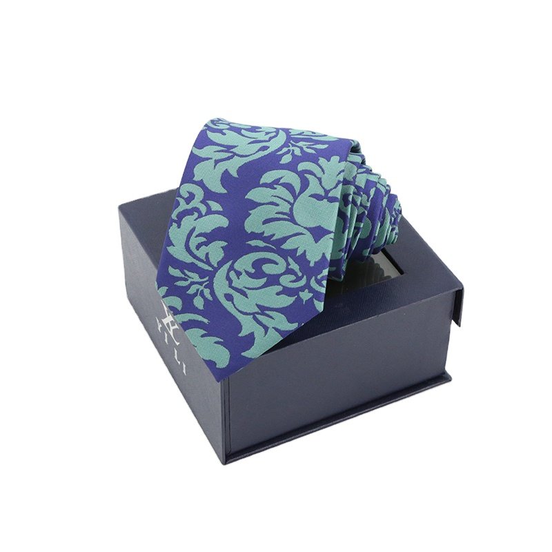YiLi Customized OEM Men Handmade Elegant Woven Gift Tie Box Set