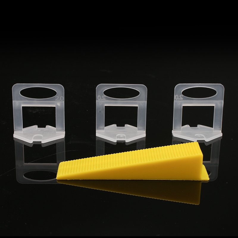 Laying Tie Smooth Surface Wedge Tile Leveling System Wedge Set Tile Rigidly In Place