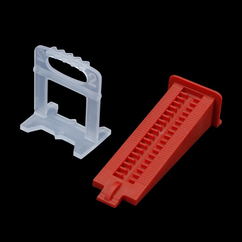 Laying Tie Smooth Surface Wedge Tile Leveling System Wedge Set Tile Rigidly In Place
