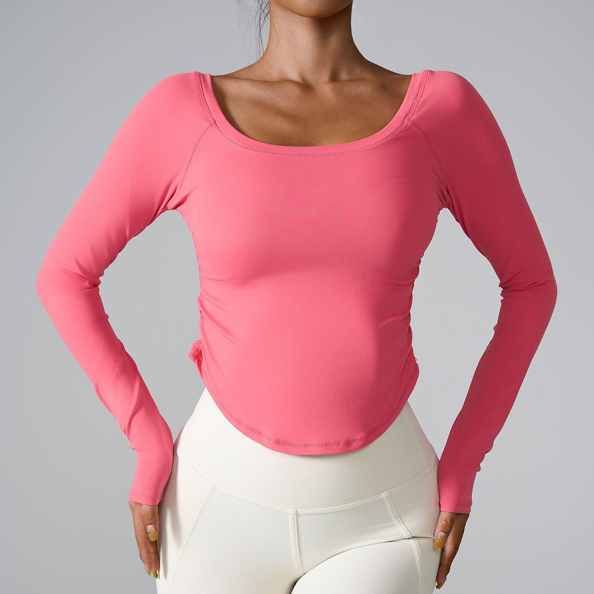 High Elasticity Tight T-shirts Women Workout Running Quickly Dry Tops Breathable Sports Gym Yoga Tops