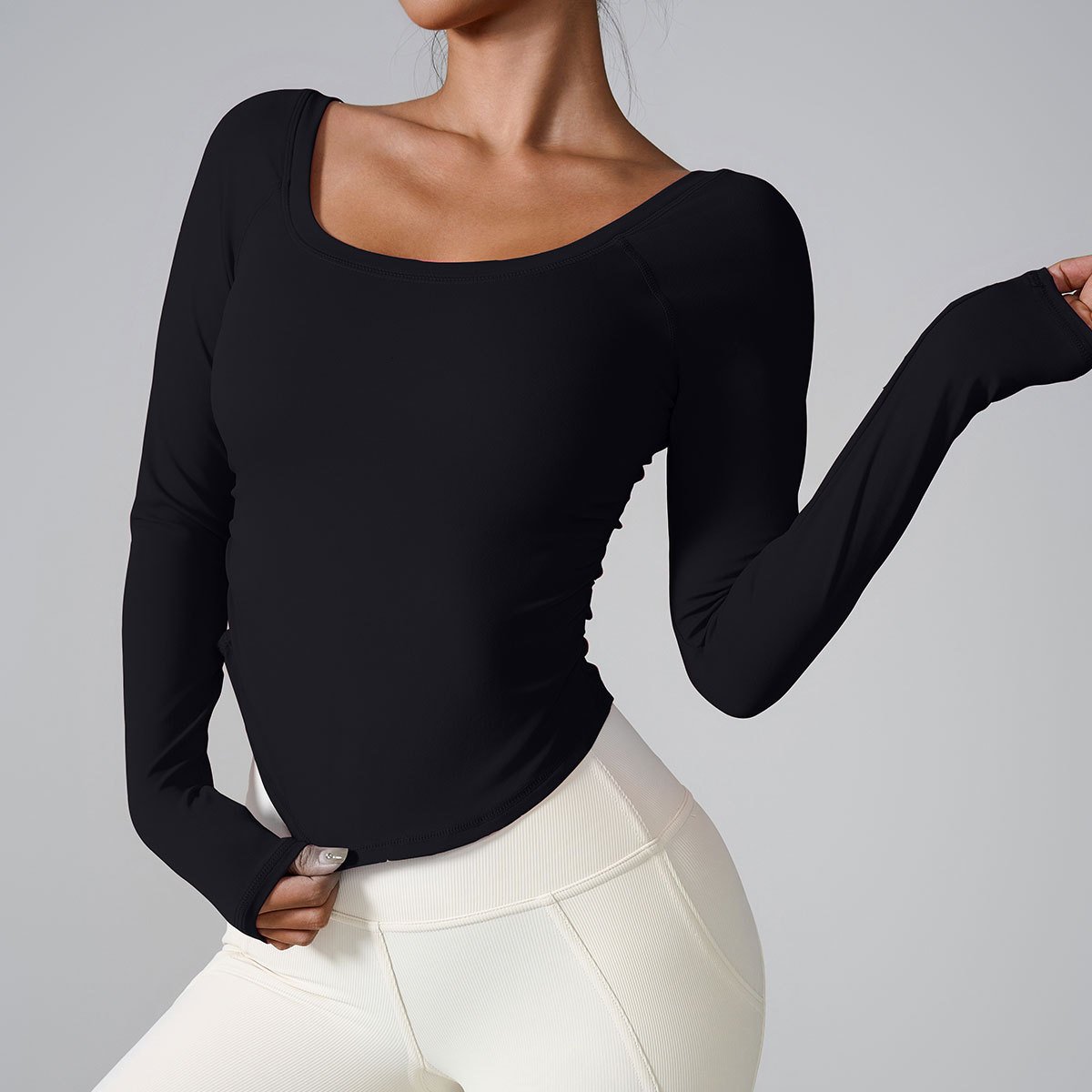 High Elasticity Tight T-shirts Women Workout Running Quickly Dry Tops Breathable Sports Gym Yoga Tops