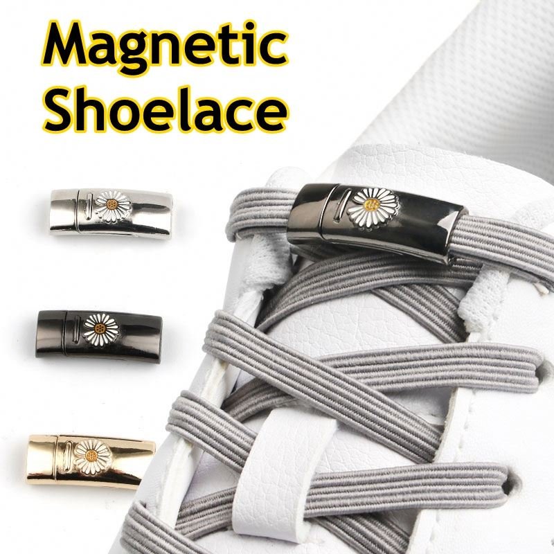New Elastic Magnetic ShoeLaces Fashion Creative Quick No Tie Shoe laces Kids Adult Unisex Shoelace Sneakers Lazy Shoe Laces