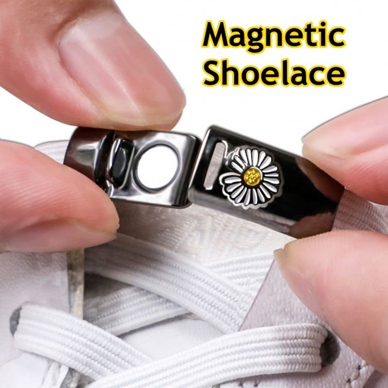 New Elastic Magnetic ShoeLaces Fashion Creative Quick No Tie Shoe laces Kids Adult Unisex Shoelace Sneakers Lazy Shoe Laces