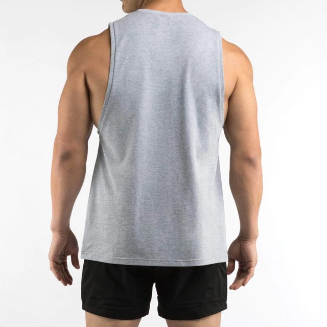 Custom fitness mens compression gym tank top muscle workout singlets sports Fitness Vest Sleeveless heather Tank tops