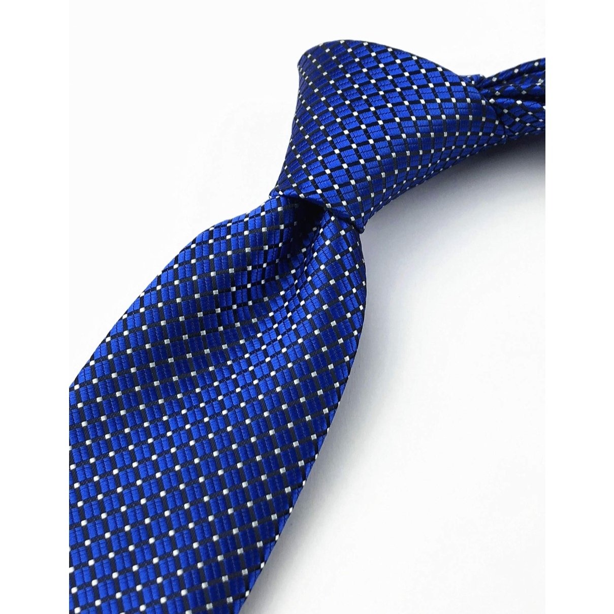 100% Pure Silk Weave Woven Jacquard Navy Blue Thread Necktie Customization For Men Classic Ties