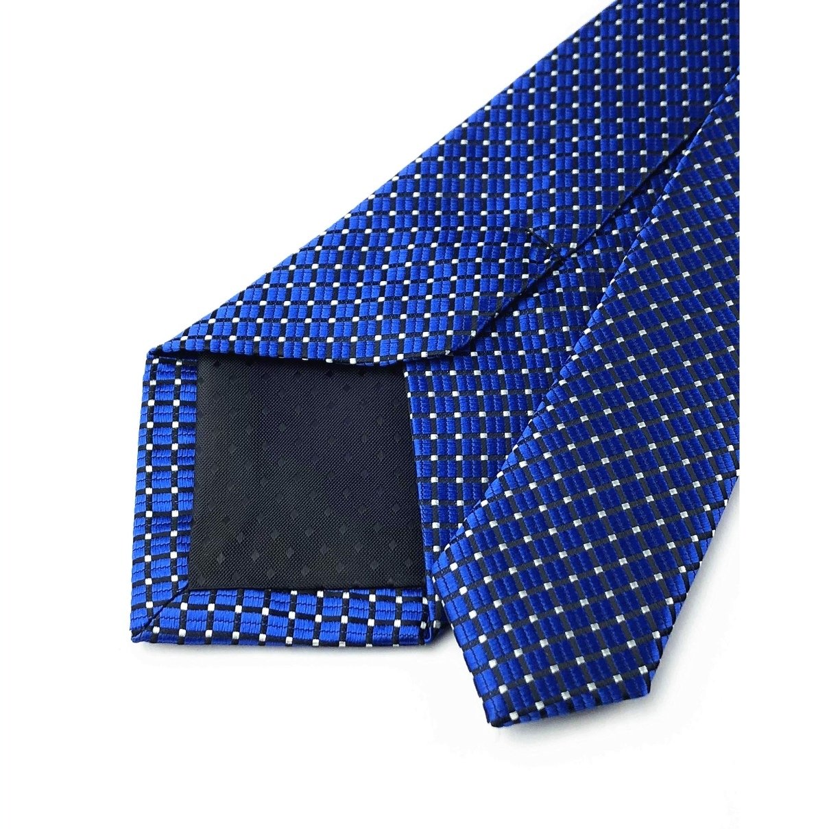100% Pure Silk Weave Woven Jacquard Navy Blue Thread Necktie Customization For Men Classic Ties