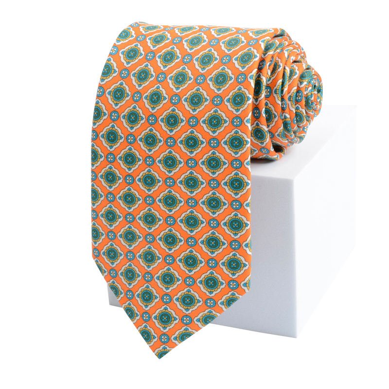Custom/Wholesale Luxury 100% Organic Silk Digital Printing Tie Men Handmade Silk ties for Men with Stripe Floral Paisley Pattern