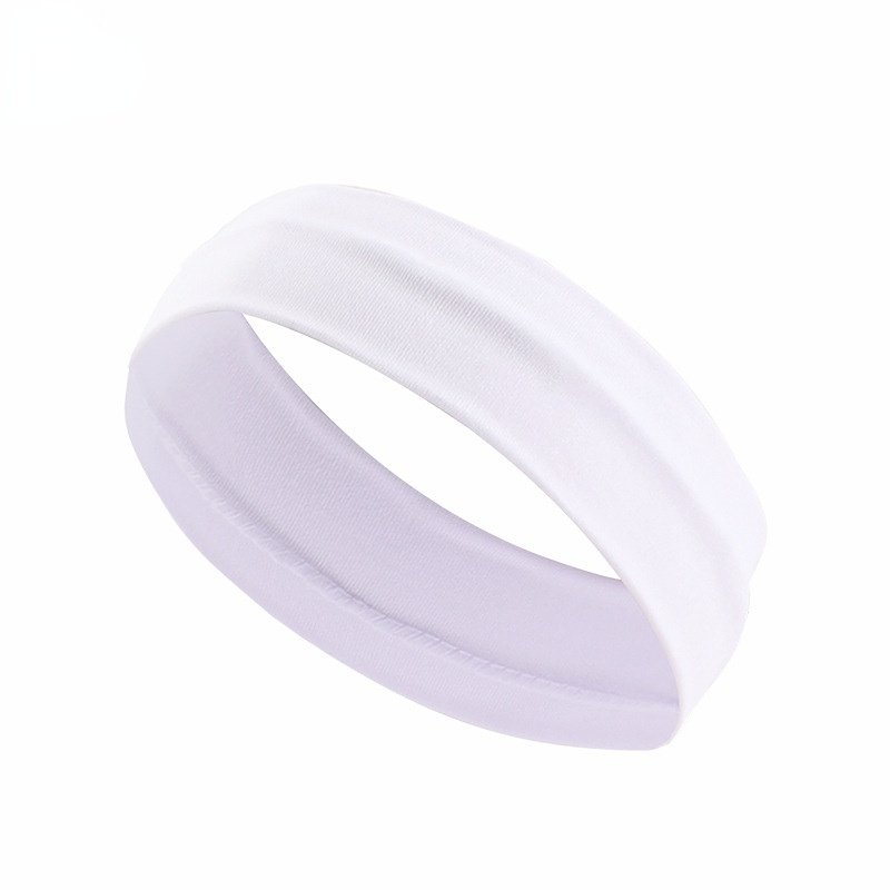 FF2538 Custom Stretchy Sports Sweat Band Women Girls Athletic Headband Yoga Fitness Exercise Hairband Sweatband