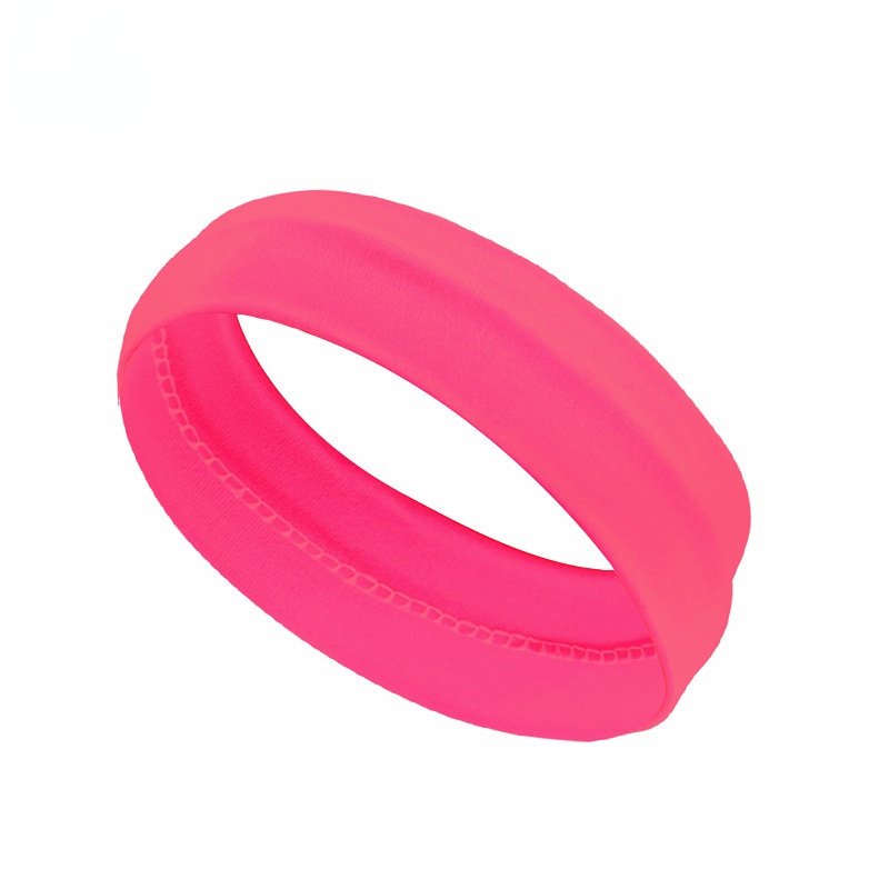 FF2538 Custom Stretchy Sports Sweat Band Women Girls Athletic Headband Yoga Fitness Exercise Hairband Sweatband