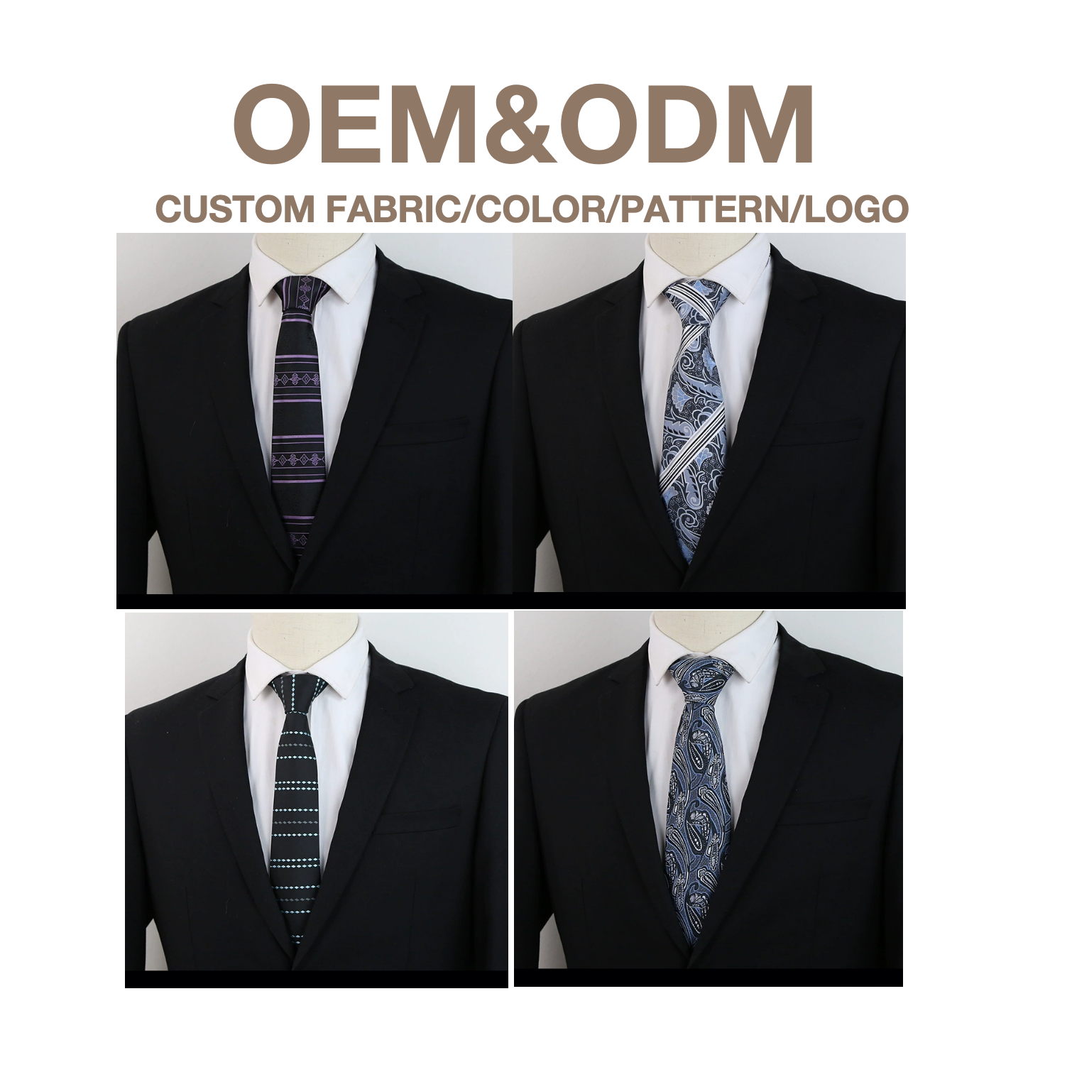 Factory Directly Sale Fashion Men Tie Silk Formal Necktie