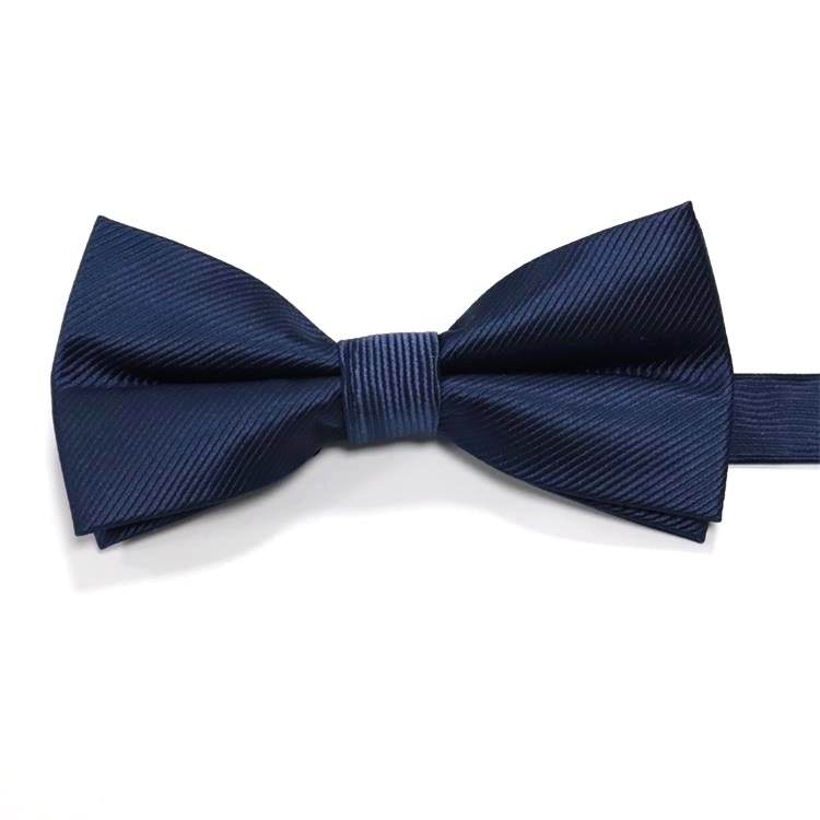 Low Price Polyester Affordable Wedding Bowties Manufacturer Wholesale Woven Plain Style Bow Ties