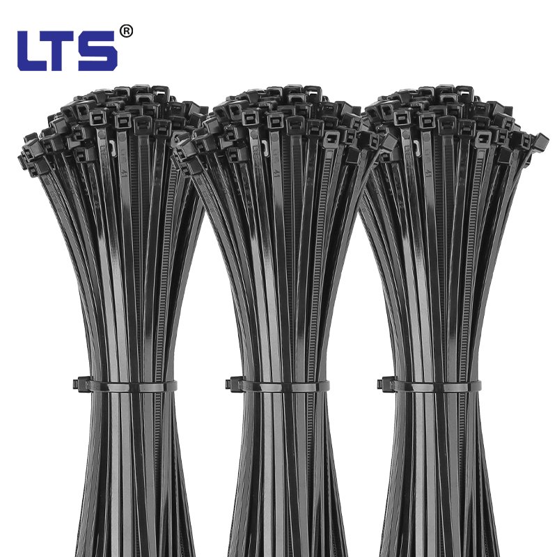 3.6*100mmBlack Self-Locking Nylon 66 Cable Tie Wrap Plastic Wire Binding Straps Zip Ties