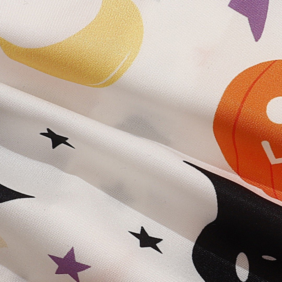 2024 Summer Kids Clothing Set Boys 2 Piece Halloween Print Turn down Collar Shirt and Shorts Boys Clothing Set