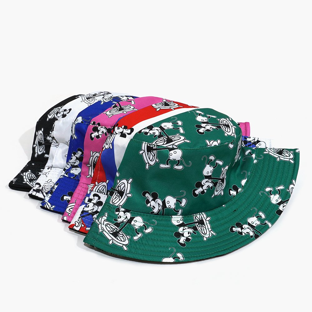 2024 New All Over Printed Bucket Hat Men Women Double Sided Wear Summer Fashion Outdoor Wholesale Bucket Hat Custom Print