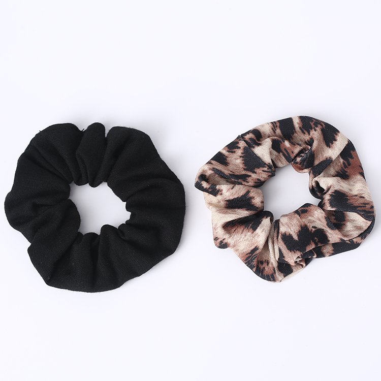 Custom Fashion Women Accessory Bulk Elastic Hair Ties bands Solid Satin hair rubberbands Girls Silk Hair Scrunchies