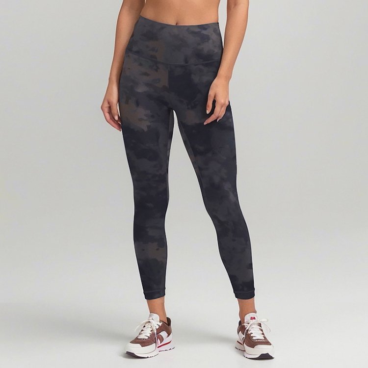 High quality tie dye leggings yoga soft custom logo gym leggings for women