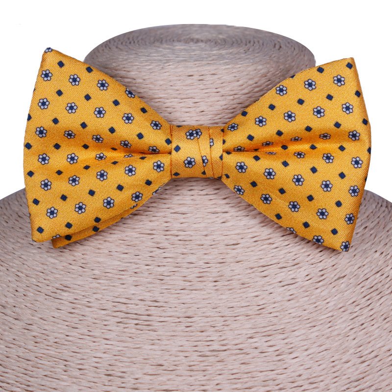 High quality best design pure 100 silk blue yellow black red navy mens wedding bow tie
