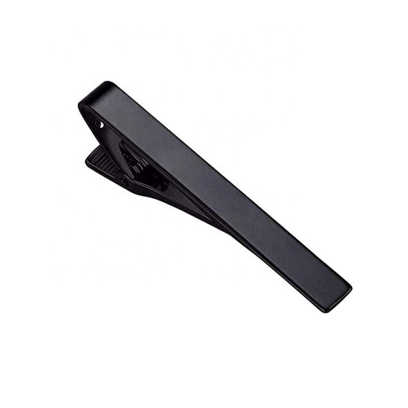 Custom Logo Metal Tie Clip Collar Bar Bow Luxury Men's Money Clip Blank Tie Bar Set Gift Box for Wedding