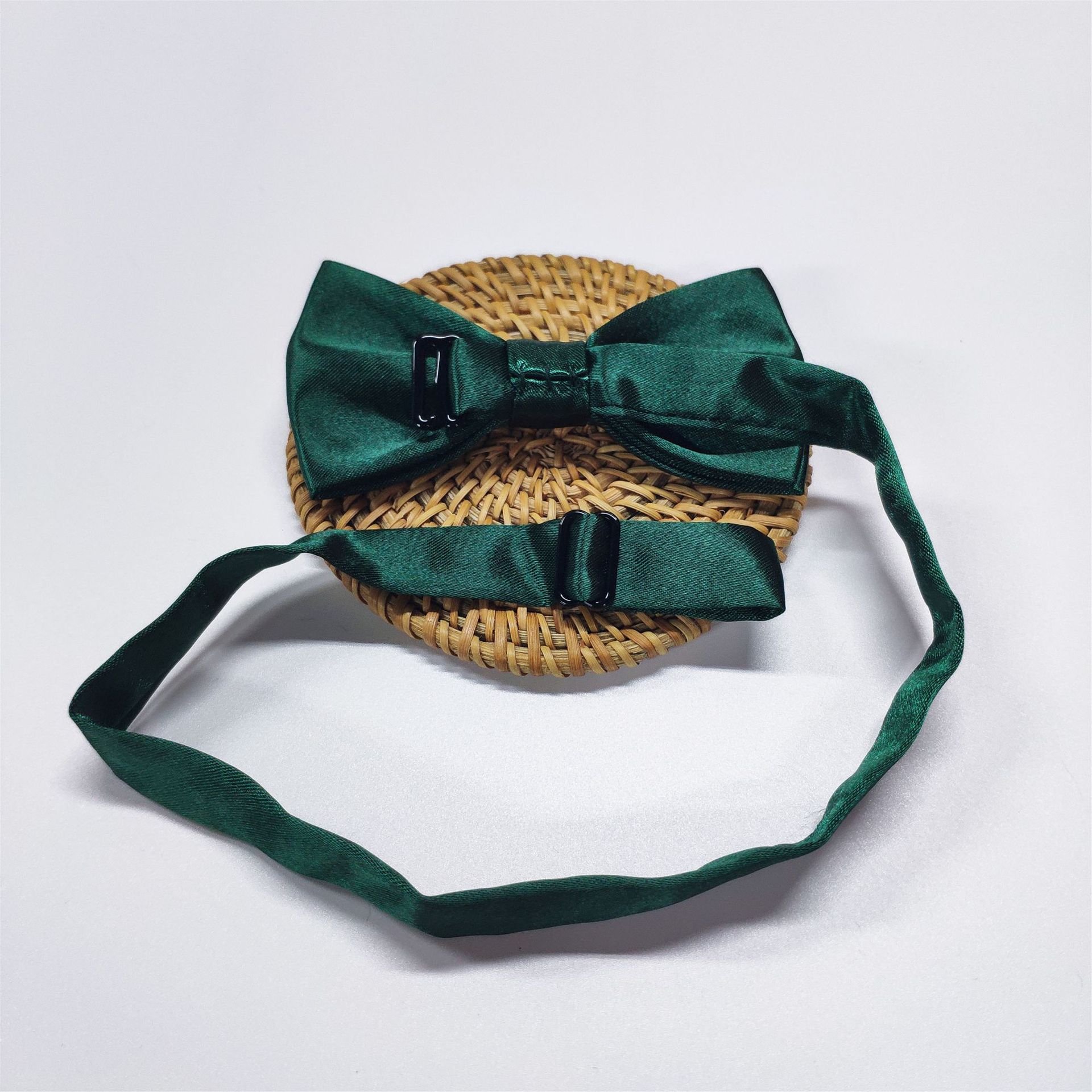 Hot Selling Fashion Bow Ties Mens Adjustable Solid Bowties Wedding Party Bow Tie For Men
