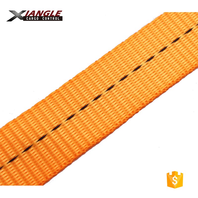 Heavy duty 2.5cm webbing strap colourful 1 inch polyester webbing cargo belt tie downs 800kgs colourful webbing