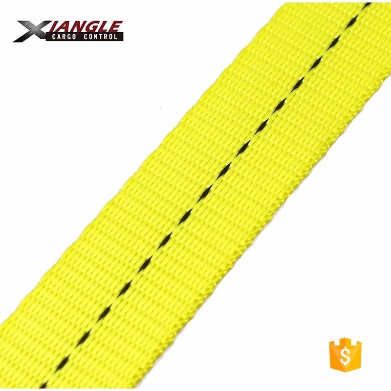Heavy duty 2.5cm webbing strap colourful 1 inch polyester webbing cargo belt tie downs 800kgs colourful webbing