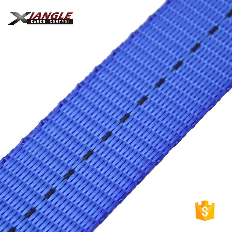 Heavy duty 2.5cm webbing strap colourful 1 inch polyester webbing cargo belt tie downs 800kgs colourful webbing