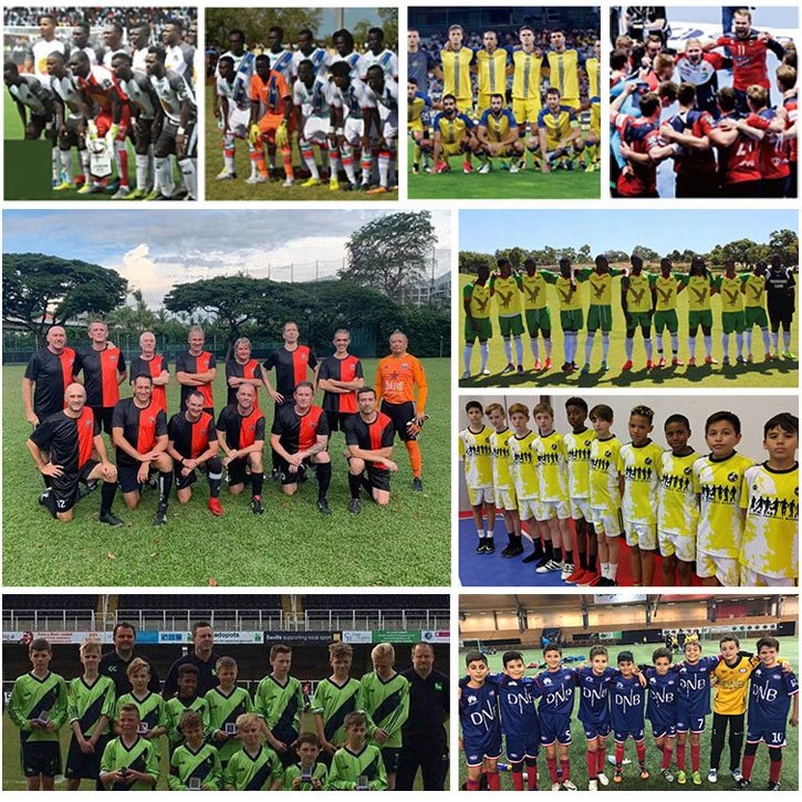 Luson High Quality Customized Manufacturer Sponsor Logo Soccer Jersey Uniform Sport Training Football Jerseys For Adult