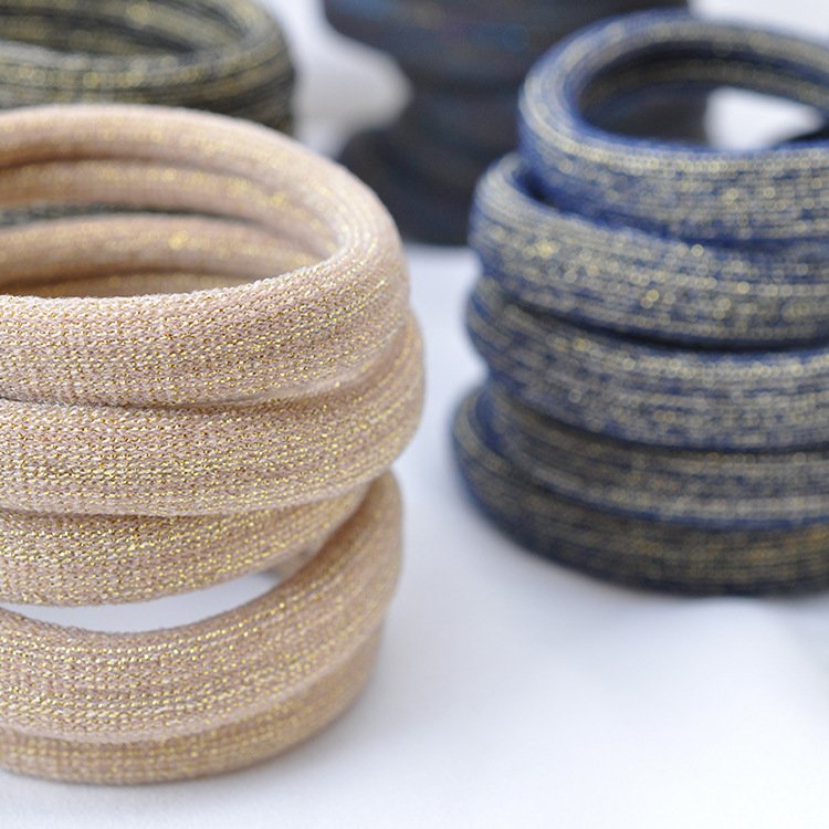 Mengxin 2022 new arrivals korea ponytail holder hair tie wholesale rubber bands elastic nude other hair accessories