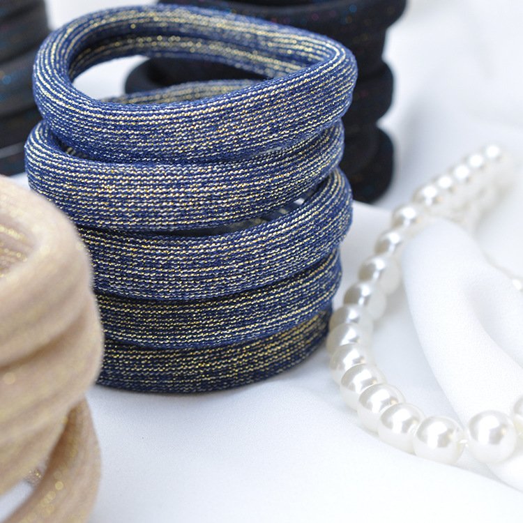 Mengxin 2022 new arrivals korea ponytail holder hair tie wholesale rubber bands elastic nude other hair accessories