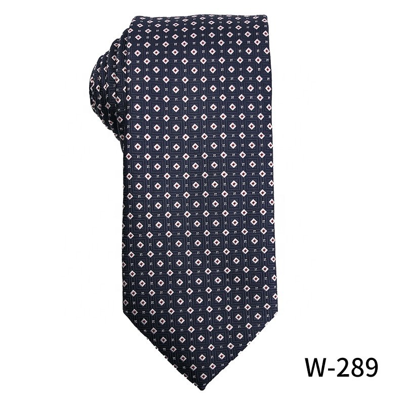 Navy Blue Men's Floral Ties, Handmade 7.5CM 100% Polyester Fabric Neck Ties For Men, Custom Formal Business Suit