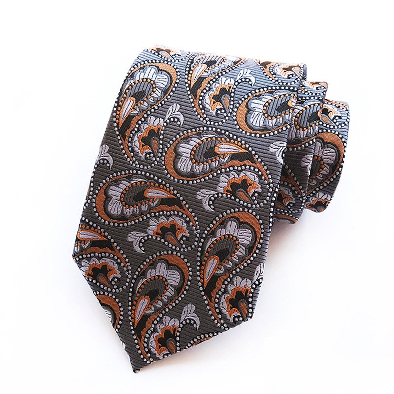 Custom Club Logo Mens Woven Jacquard Neckties Striped Design Neck Ties Polyester Neck Tie Polyester Ties For Men