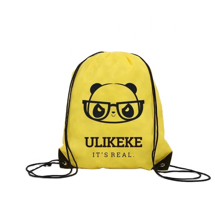 Ulikeke Factory USA Custom Sports Drawstring Bag Big Polyester Tie Dye with Logo Football 100% Silk Blue Tote Drawstring Bags