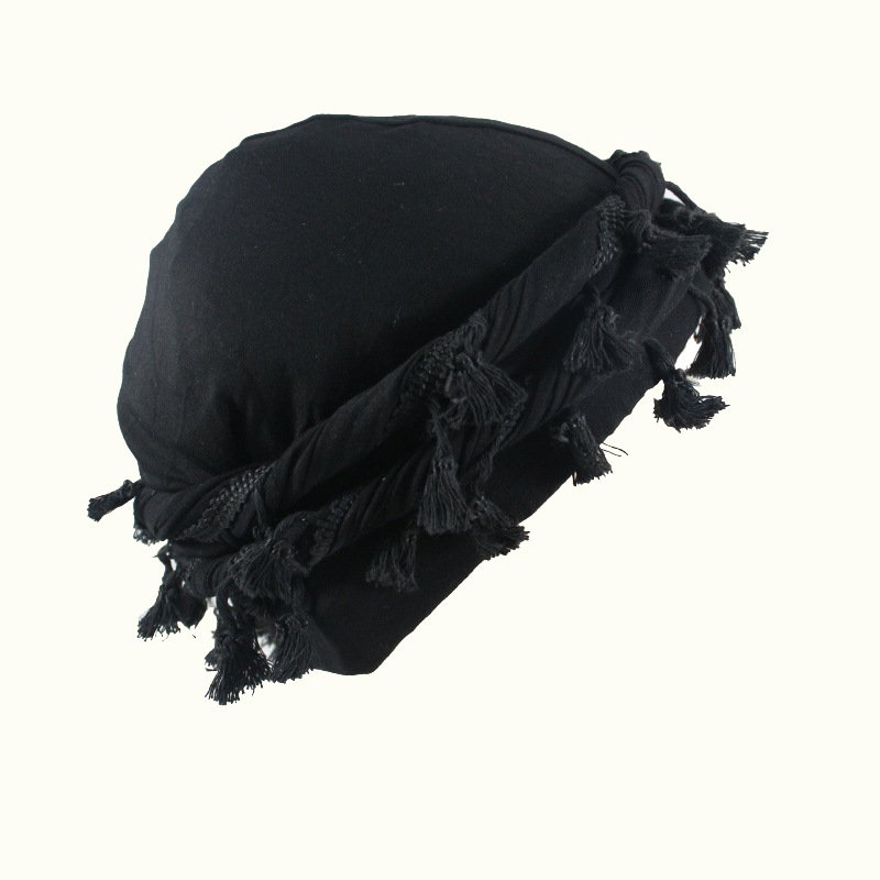 Turban for Men Vintage Twist Head Wraps Satin Lined Halo Turban for WoMen Modal and Satin Turban Scarf Tie