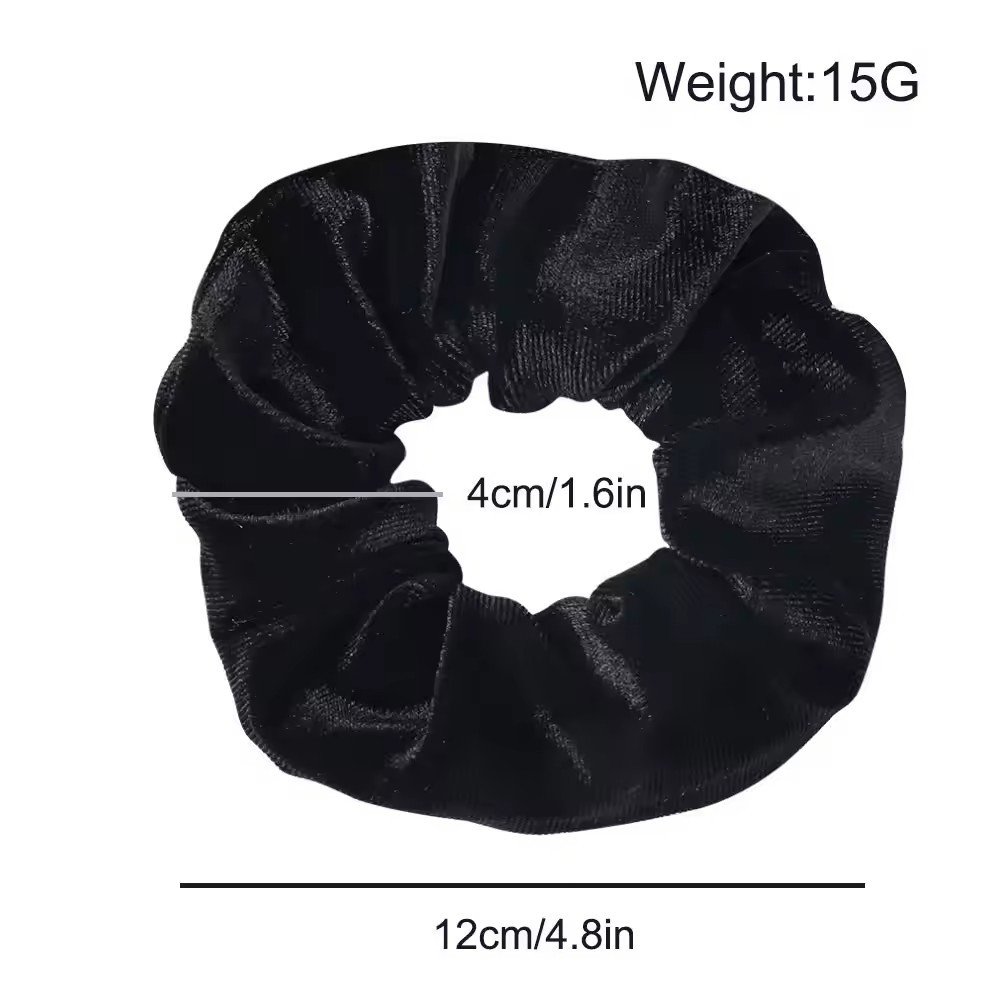 Velvet Scrunchies With Pocket Zipper Hair Ties Stuff Scrunchy Hidden Black Scrunchie Ponytail Holder Elastic Bandsands Gifts