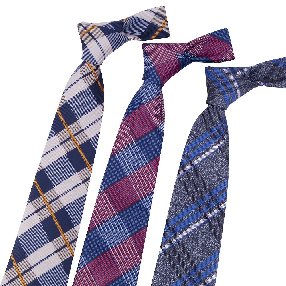 RunLin Factory Customized Formal Yarn Dyed Woven Jacquard Handmade Silk Ties for Men