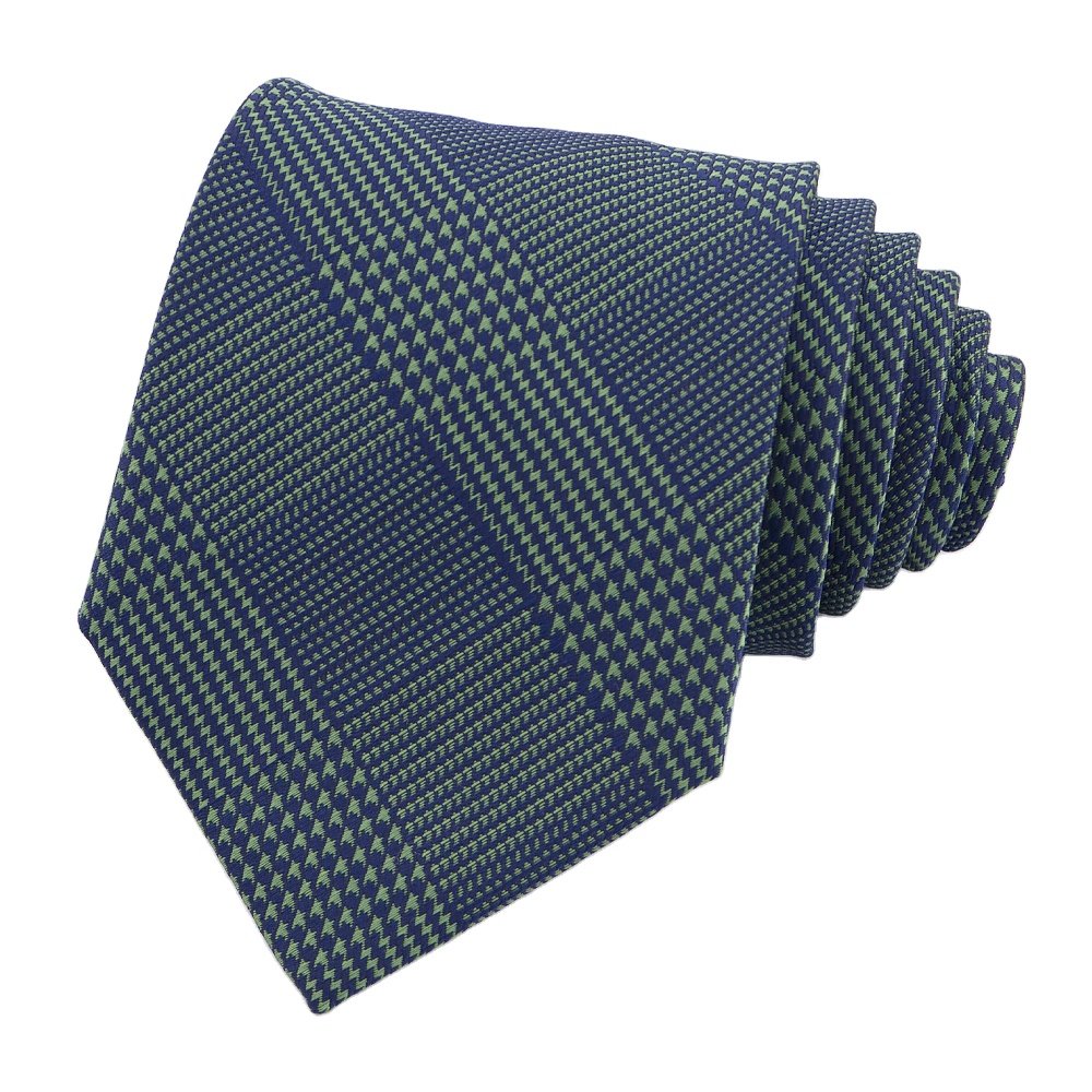 RunLin Factory Customized Formal Yarn Dyed Woven Jacquard Handmade Silk Ties for Men