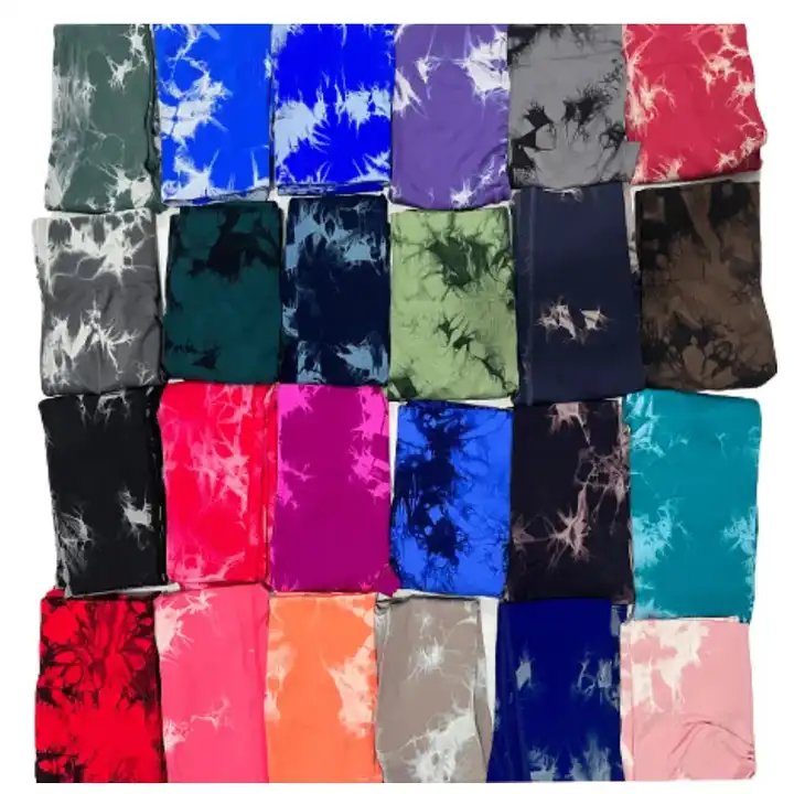 Tie Dye Seamless Women yoga shorts gym High Waisted active wear sport shorts