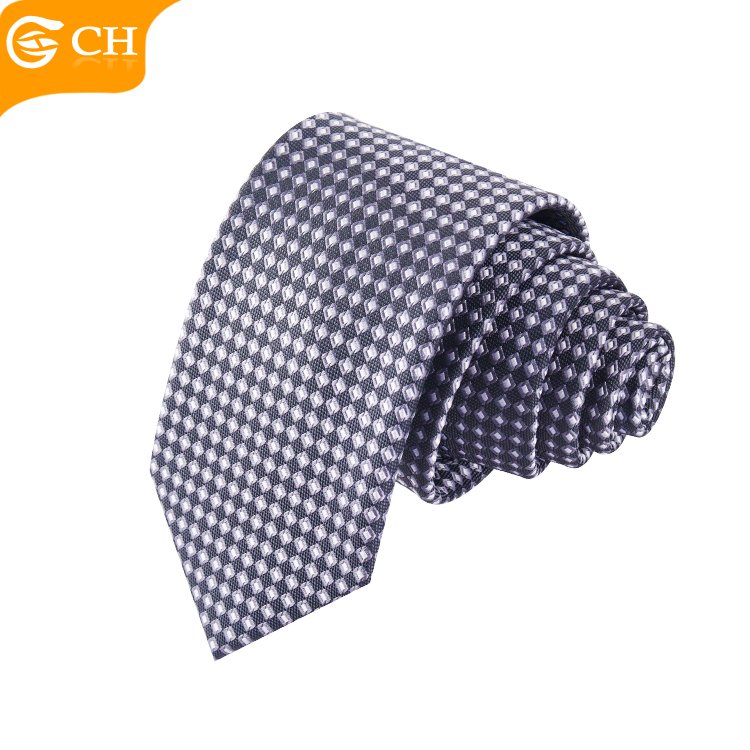 2024 Manufacturers Designer Polyester Woven Logo Neckties Elegant Purple Navy Custom Gift Set Ties For Men