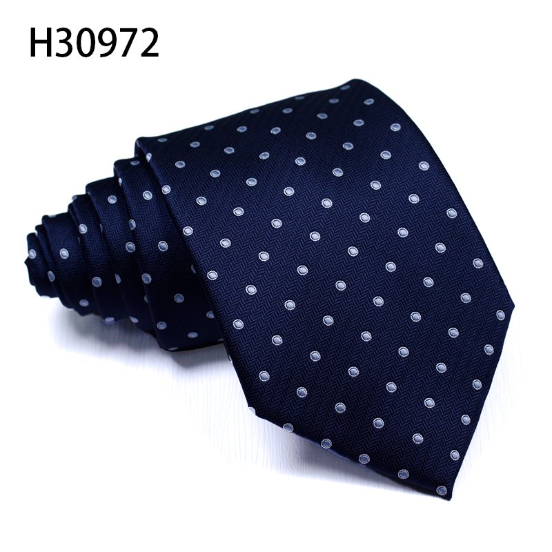 Classic Stripe Plaid Navy Blue Mens Necktie Business Party Wedding Normally Necklaces Fashion Tie