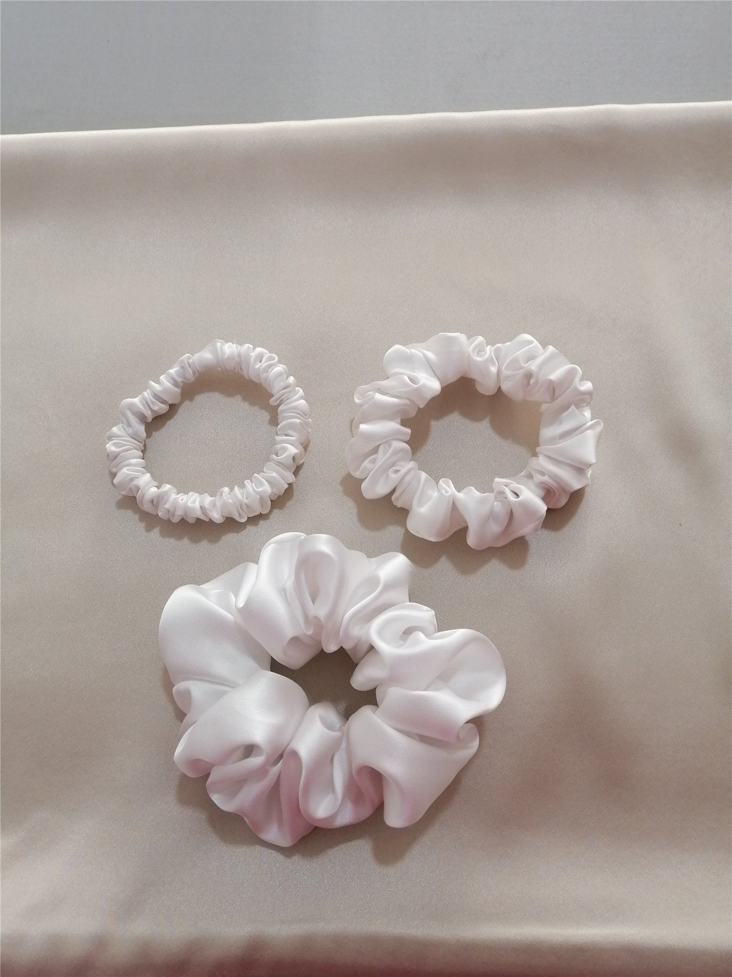 100% Pure Silk Scrunchies ,Silk Hair Tie