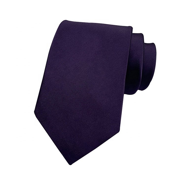 High quality most popular corbatas para hombre elegantes bulk of all black plain ties solid color satin men tie