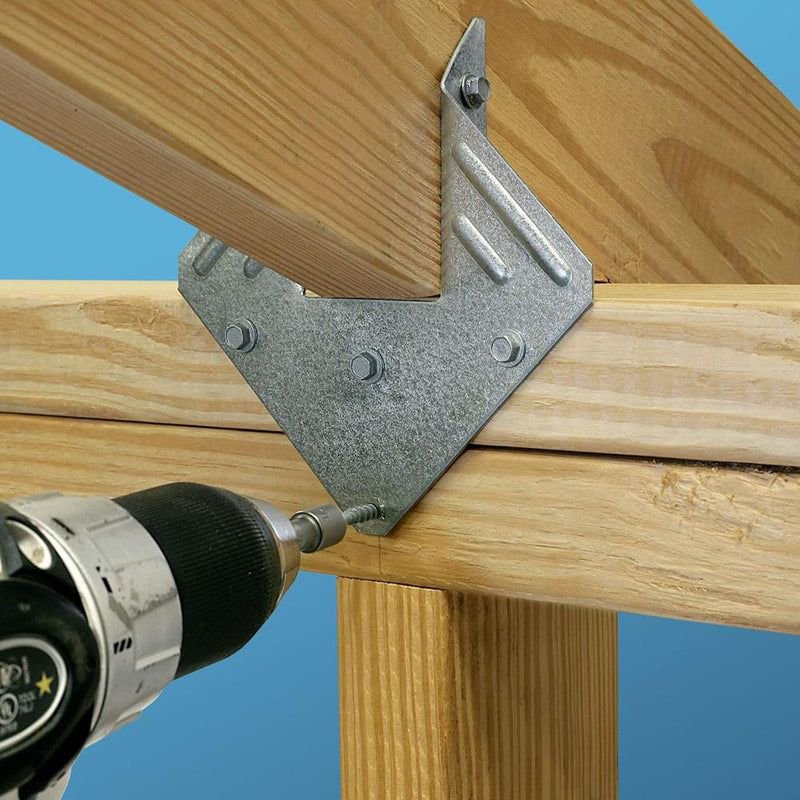Custom Wood Construction Rafter Tie Hurricane Tie Brackets For Wooden Beams