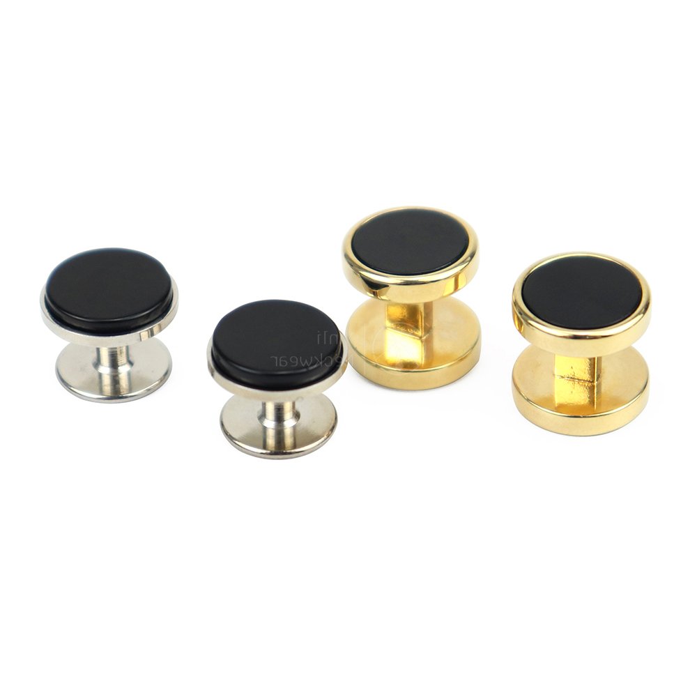 Wedding Business Accessories 6 Piece Tuxedo Shirt Button Stud Set Classic Cufflinks and Studs Mens