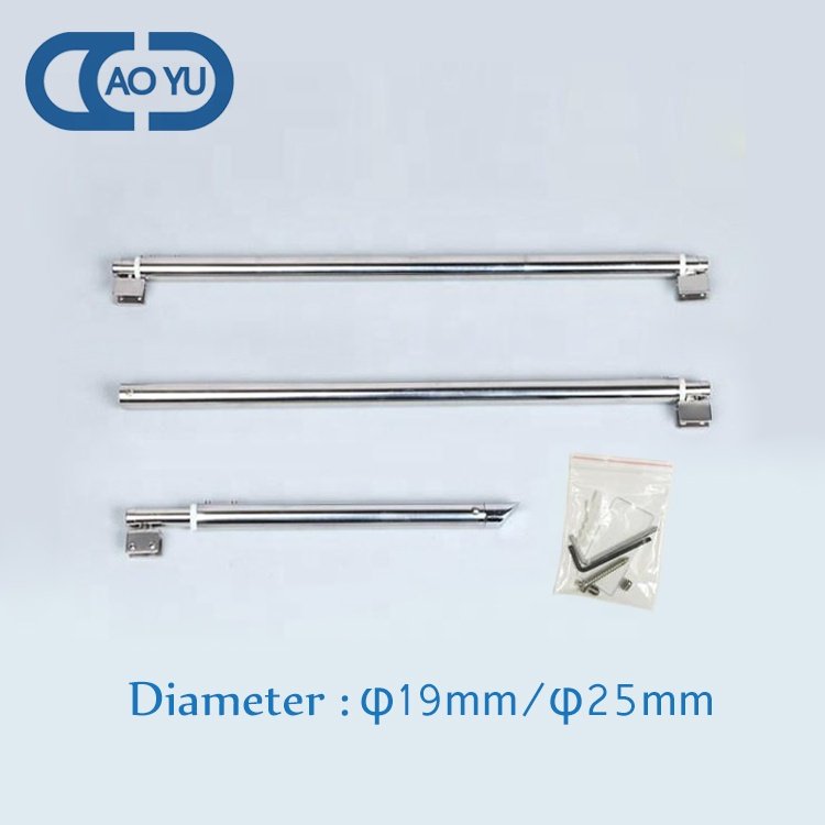 Shower Support Bar 304 Stainless Steel Adjustable Wall To Glass Bathroom Pull Rod