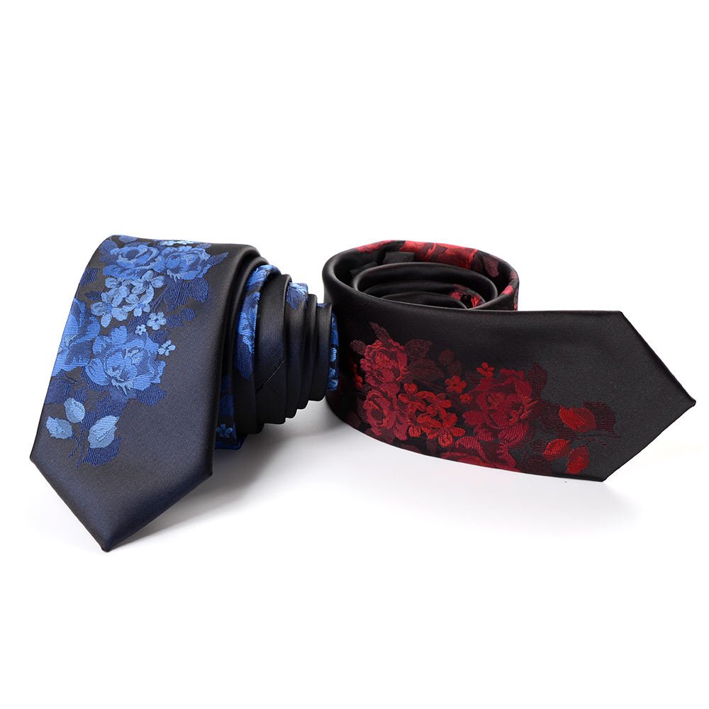 Wholesale Quality Assurance Custom Flower Pattern Mens Tie Luxury Classic Handmade 100% Silk Jacquard Necktie For Business Men