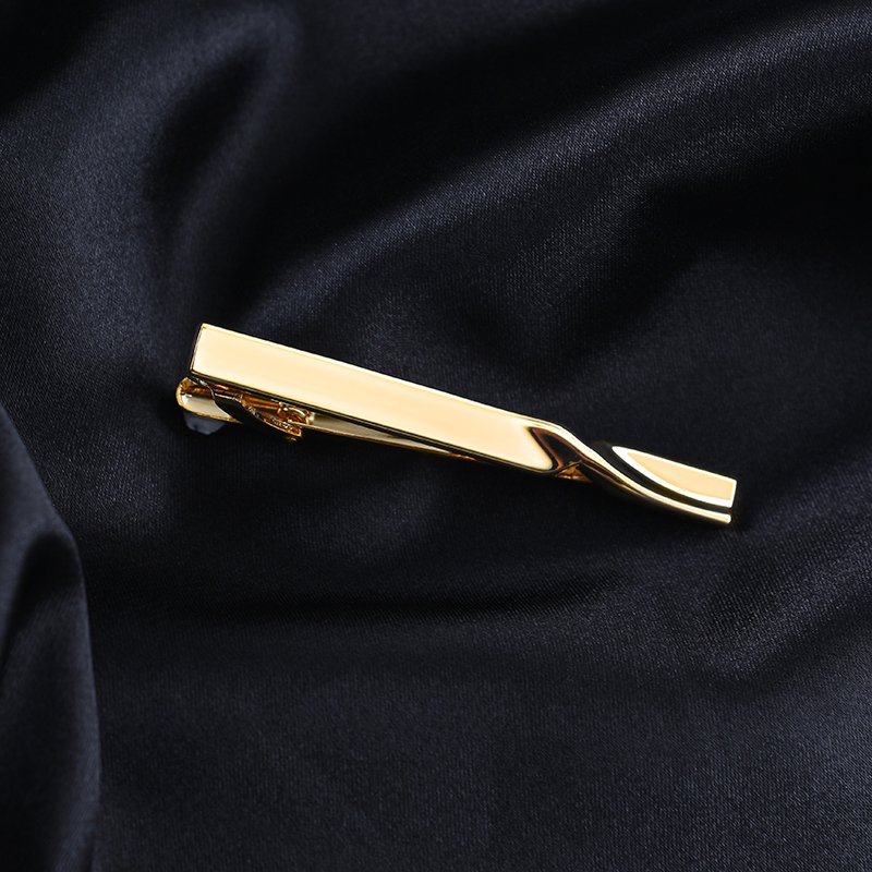 JINJIE Ready To Ship Wholesale Cheap Classic Design tie Bar tie Clip With Gift Box