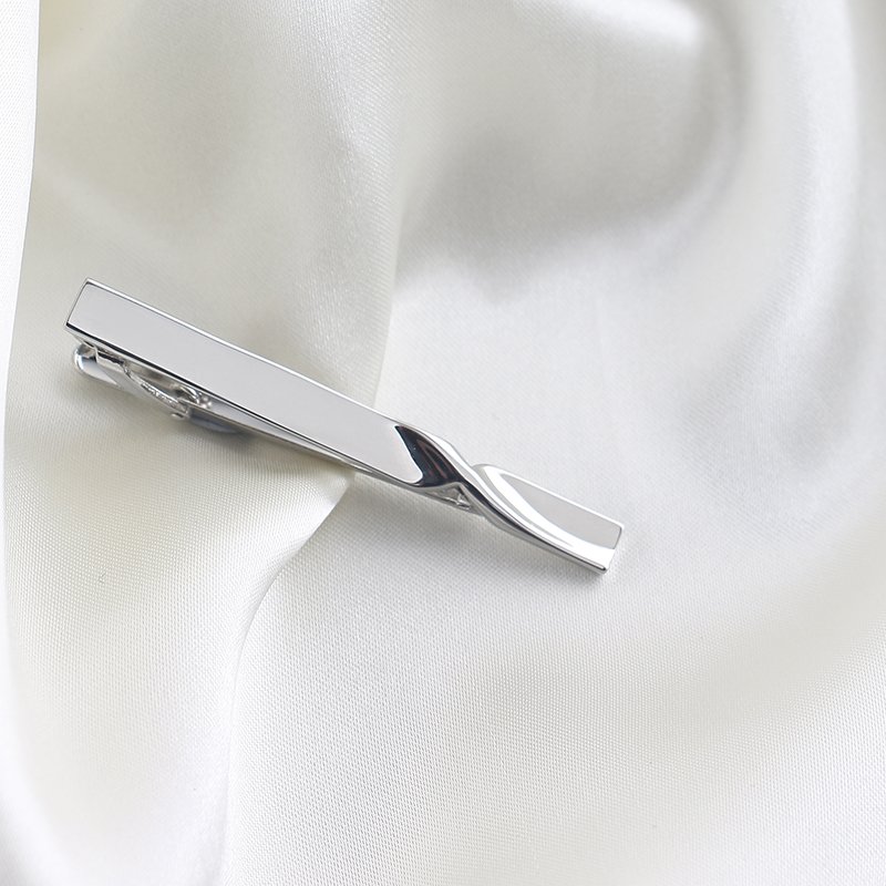 JINJIE Ready To Ship Wholesale Cheap Classic Design tie Bar tie Clip With Gift Box